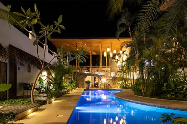 Hotel Nomadic in Nosara, built by Blue Projects Construction